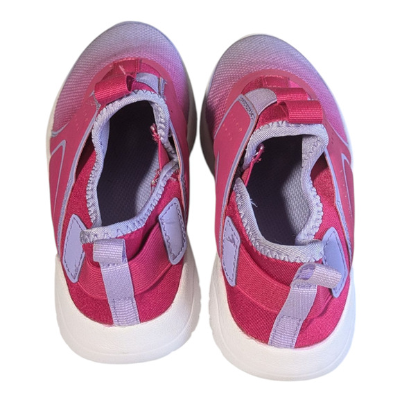 Athletic Works Easy On/Off Shoes with Memory Foam in a pink and purple Size 2 - Picture 4 of 6